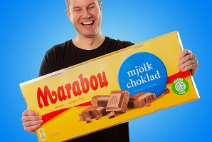 Gigantisk Marabou mjölkchoklad