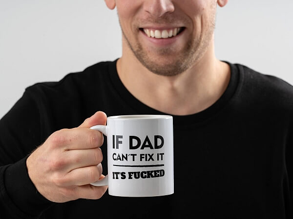 Mugg till pappa - If dad can´t fix it its fucket