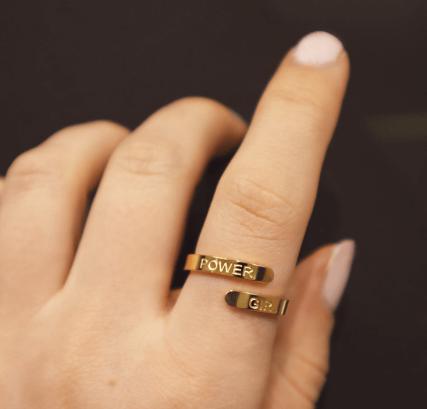 Girl power ring
