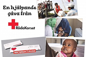 Röda Korset hjälpande gåva