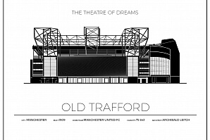 Old Trafford poster