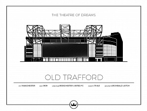 Old Trafford poster