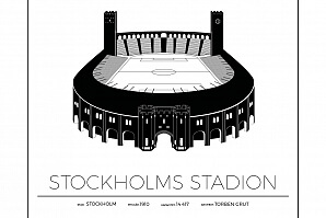 Stockholms Stadion poster