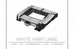White Hart Lane - Tottenham poster