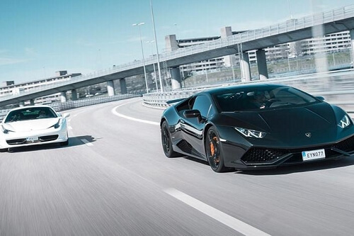 Kör både Ferrari och Lamborghini