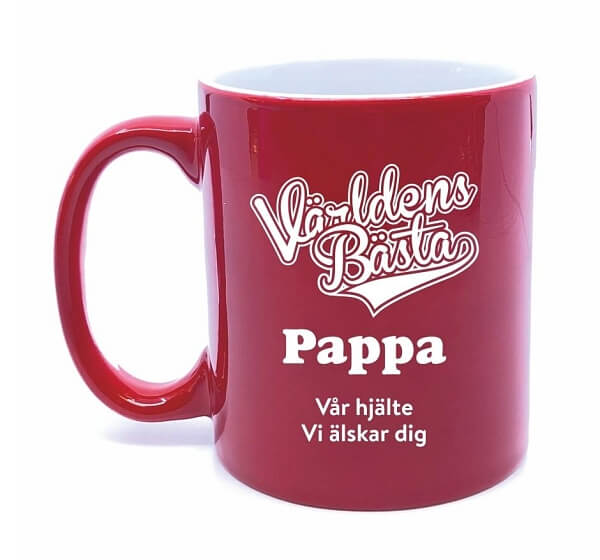 Kaffemugg till världens bästa pappa