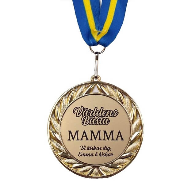 Medalj till Världens bästa mamma