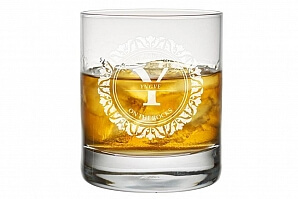 Whiskyglas cirkel gravyr
